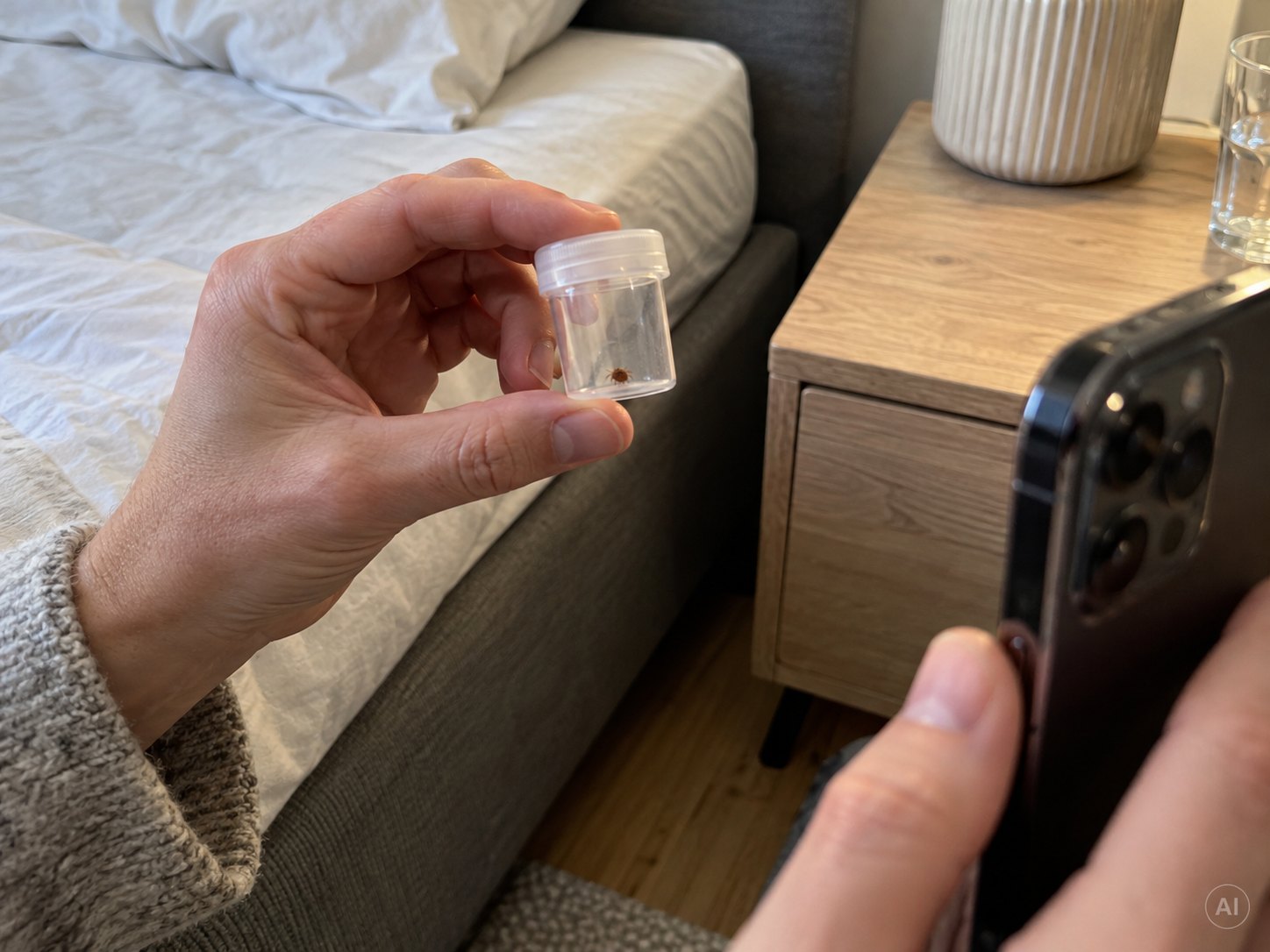Kun je bedwantsen met het blote oog zien? – realistische praktijksituatie 2
