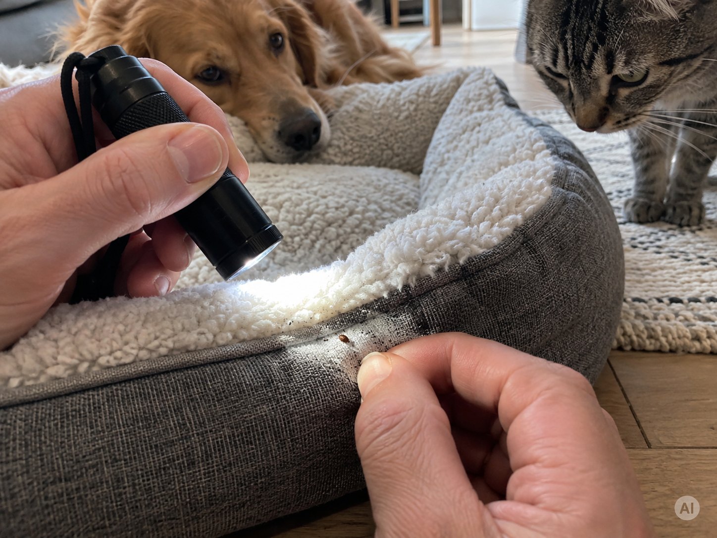 Zijn bedwantsen gevaarlijk voor honden en katten? – realistische praktijksituatie 2